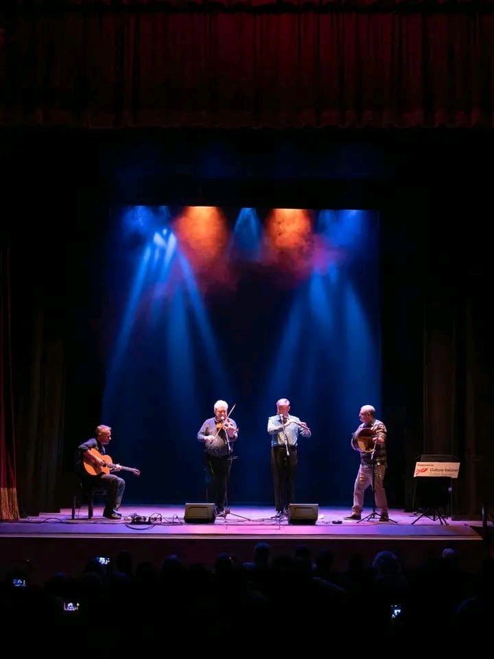 Performers on stage at the Orvieto Irish Fleadh Festival 2026