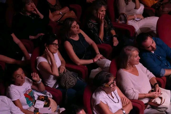 Audience in the theatre in Orvieto at the Orvieto Irish Fleadh Festival 2026